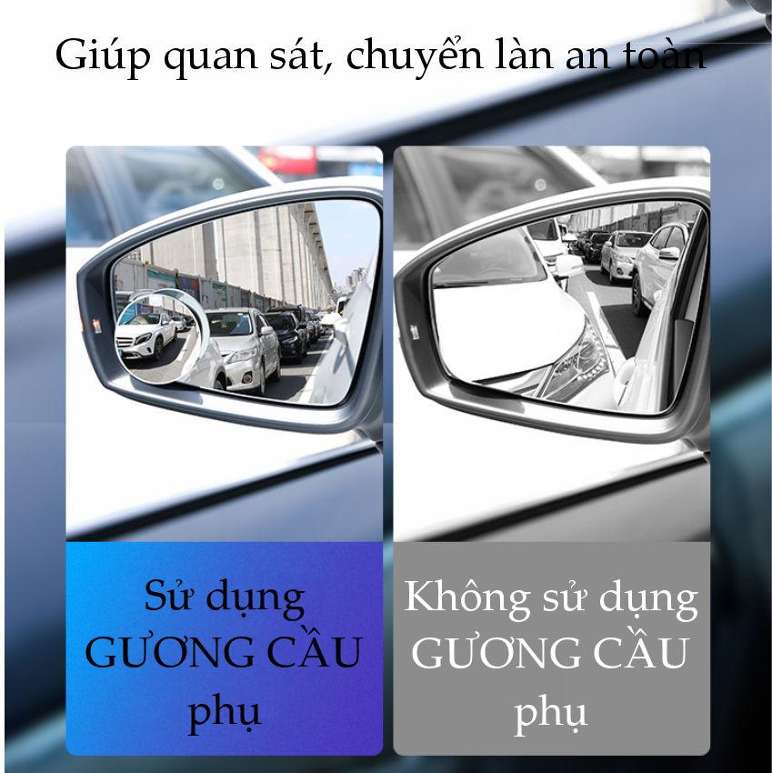 Gương cầu phụ chiếu hậu cho xe hơi, đường kính 5cm, bề mặt tráng Nano chống nước, giảm điểm mù cho lái xe UGREEN LP194 60971 Gương cầu phụ chiếu hậu cho xe hơi, đường kính 5cm, bề mặt tráng Nano chống nước, giảm điểm mù cho lái xe UGREEN LP194 60971