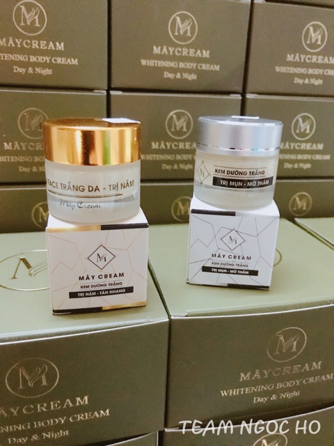 Kem face mụn trắng da mây cream kem face thanh mây mẫu 5gr