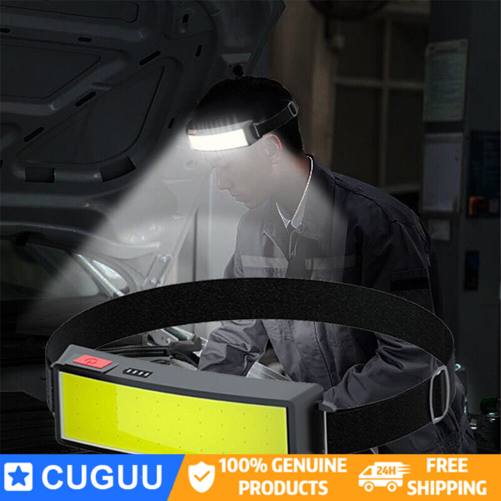Đèn Pha Cầm Tay Ngoài Trời 2021 Chính Hãng Đèn Pha LED COB Mini Có Pin