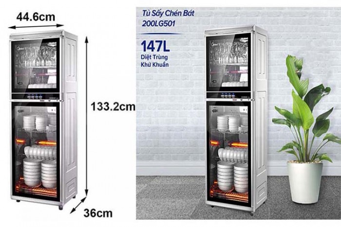 Máy sấy tiệt trùng chính hãng Midea MXV-ZLP200LG501