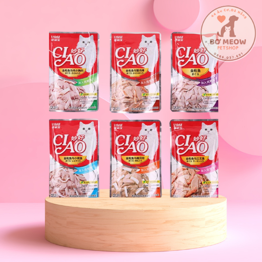 Ciao pate gói 60gr cho mèo