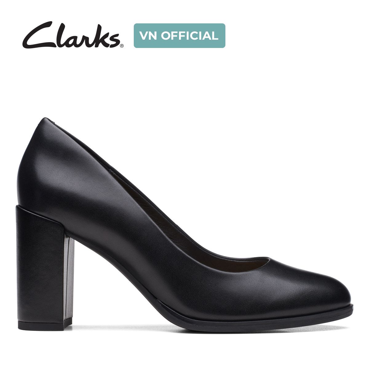  Giày Cao Gót 8.5cm Da Nữ Clarks - Freva85 Court 