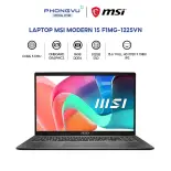 Laptop Msi Modern 15 F1MG-1225VN (Core 5 120U/ 16GB/ 512GB/ Windows 11 Home) - Bảo hành 24 thángII. Đặc điểm nổi bật Hiệu năng xử lý ổn định: Chip Intel Core 5 120U với 10 nhân 12 luồng và xung nhịp 5.0 GHz xử lý mượt mà các tác vụ văn phòng và đồ họa 2D