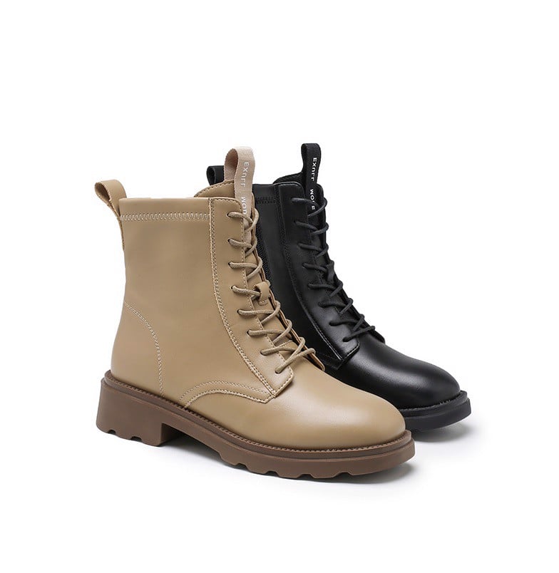 Boot nữ ulzzang chiến binh buộc dây cao cổ exull 12186070