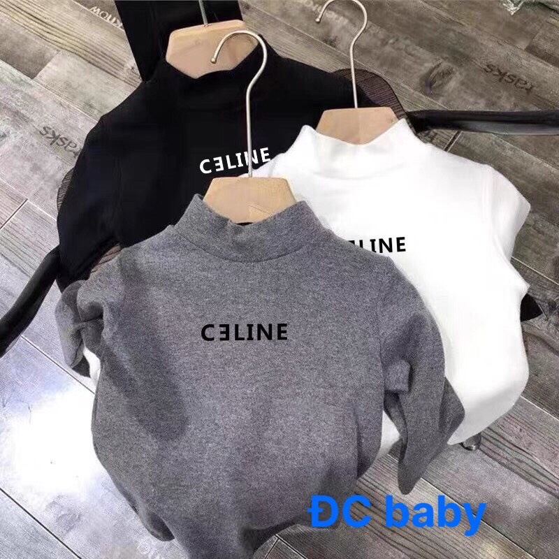 Autumn and Winter Long-Sleeved T-Shirt for Boys and Girls Hml 3-Inch Collar Thermal Shirt for Children from 10 to 40 kg