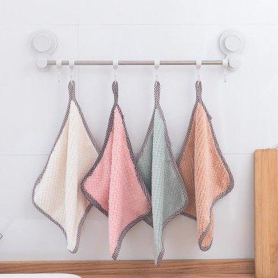 Khăn lau bếp đa năng có viền sét 10 cái