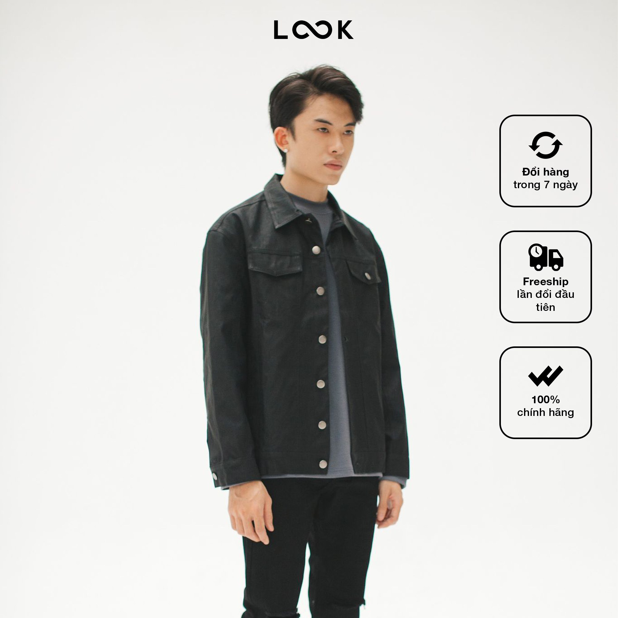 Áo khoác kaki nam LOOK Coby Jacket