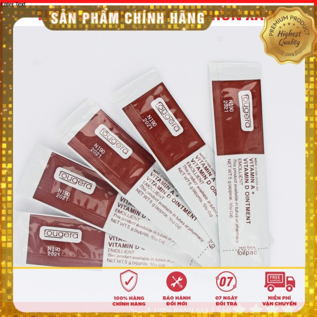 Dưỡng vitamin ad, chăm sóc làn da quanh mắt, dưỡng sau khi xăm mí, mày,dạng gói sau phun dcpx-nta