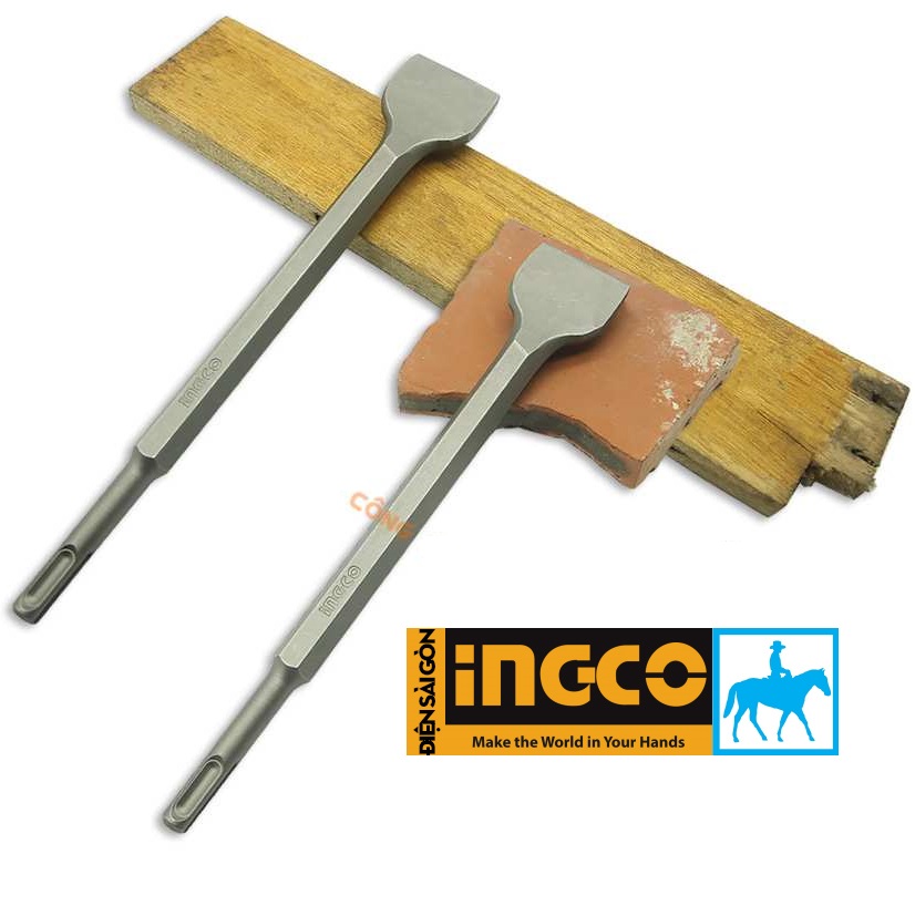 Mũi khoan đục bê tông đầu dẹp đuôi gài 250mm ingco dbc0122502 tac15121412