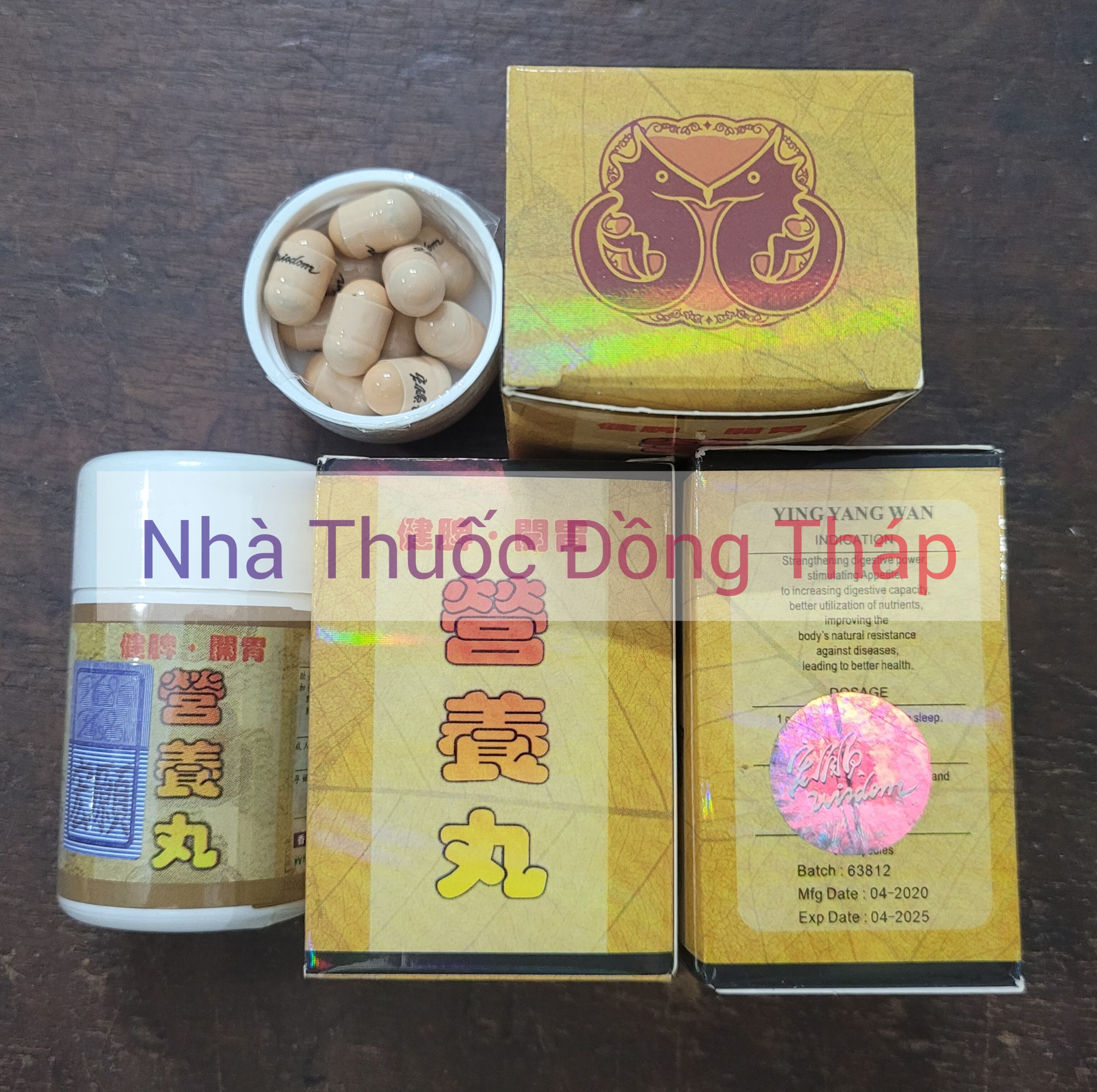 Dinh dưỡng hoàn - ying yang wan - hộp 30 viên chính hãng