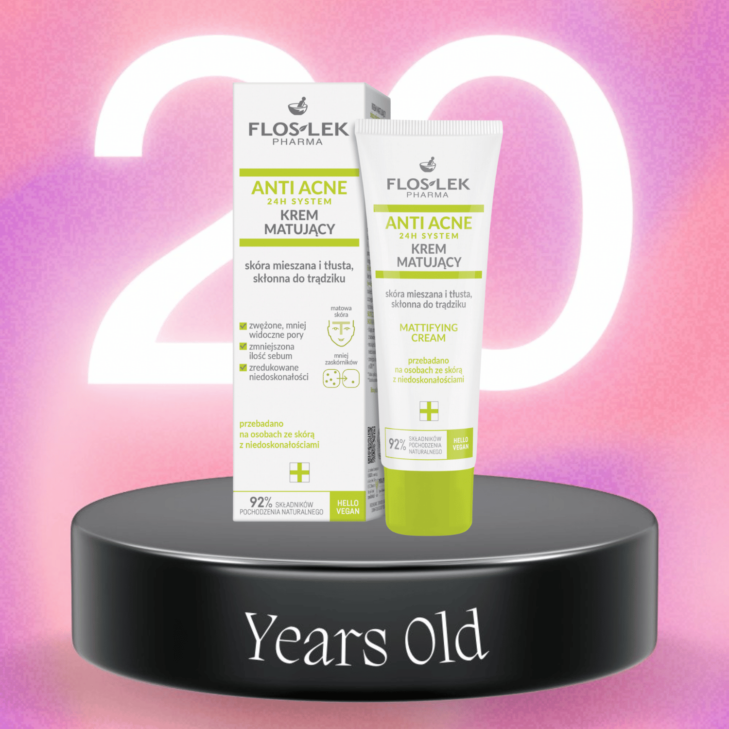 Kem Dưỡng Kiềm Dầu Floslek Anti Acne Mattifying Cream - 50ml