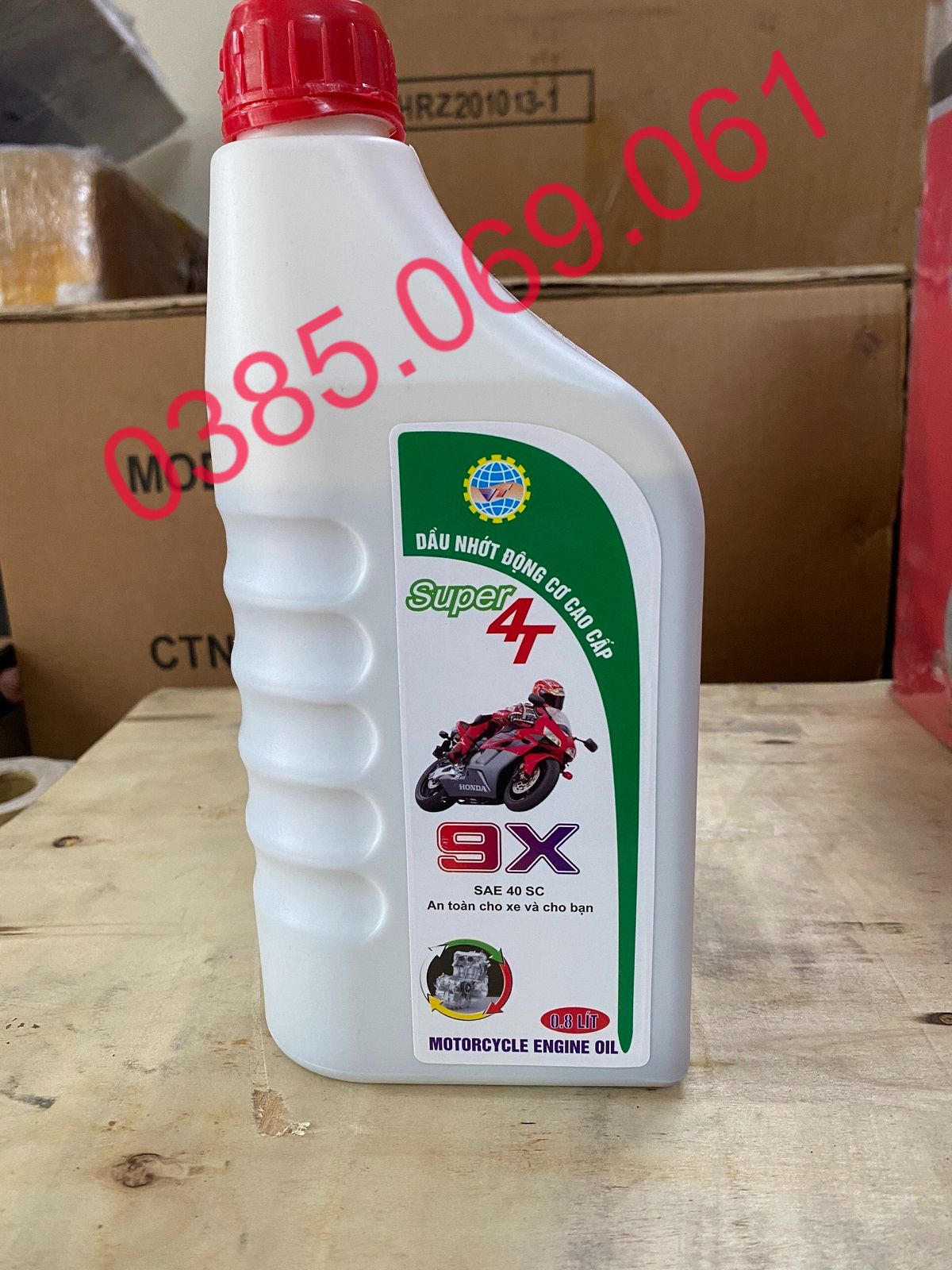 Nhớt 4 thì 9X SAE 40 SC