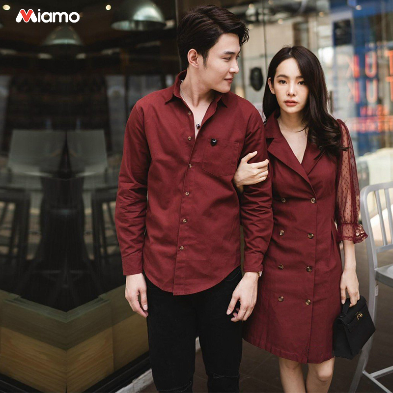 [Freeship] Set đồ đôi nam nữ thiết kế thanh lịch đi dự tiệc thời trang Miamo TN158 (kèm ảnh thật)