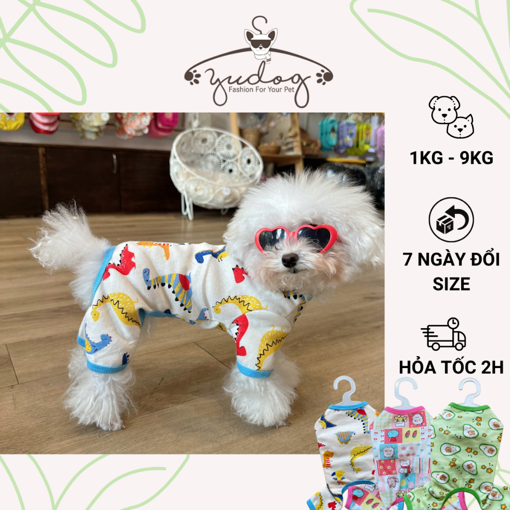 Bộ jum thun cho thú cưng chó mèo yudog