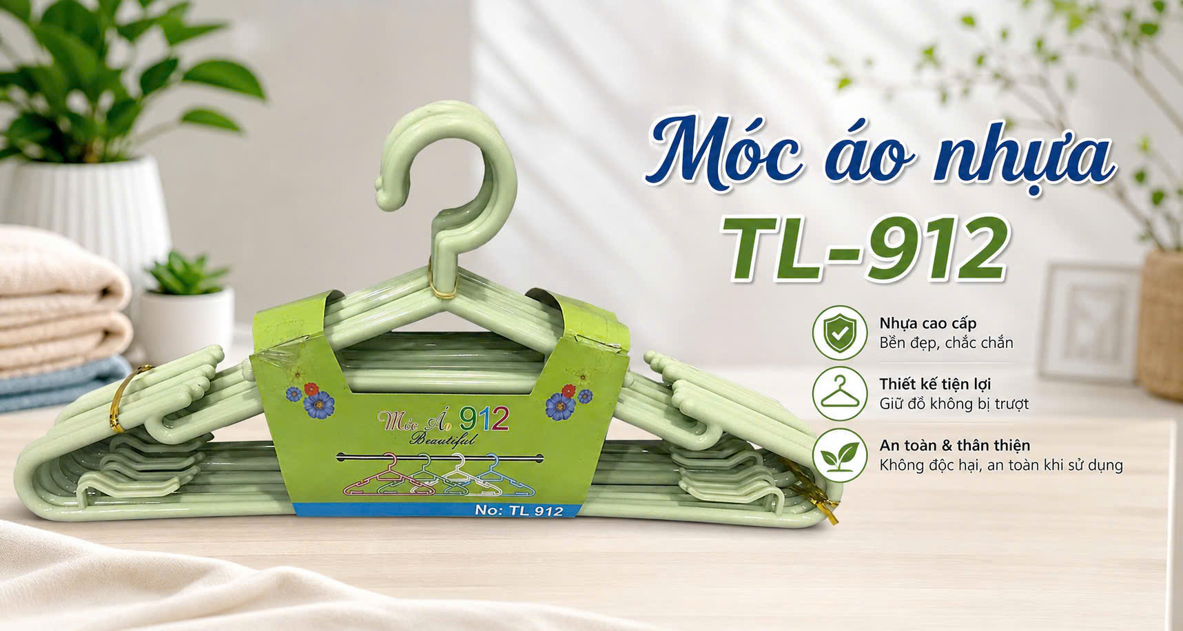 Móc áo tự lập tl912 - 10c