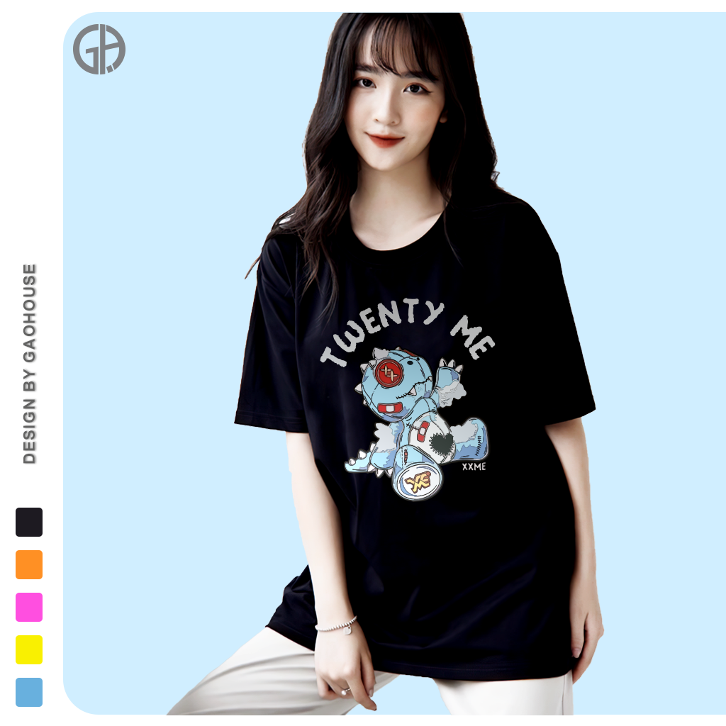 Áo thun oversize twenty - chất liệu cotton siêu thoáng mát thấm hút mồ hôi - vender store