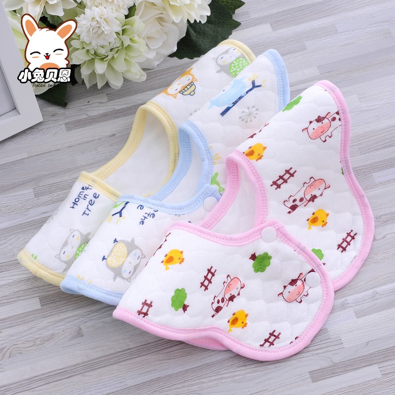 [Hoàn tiền 6%] Yếm giữ ấm cổ mùa đông cho bé, tròn xoay 360 độ có mặt sau chống thấm 𝐘𝟕𝟓