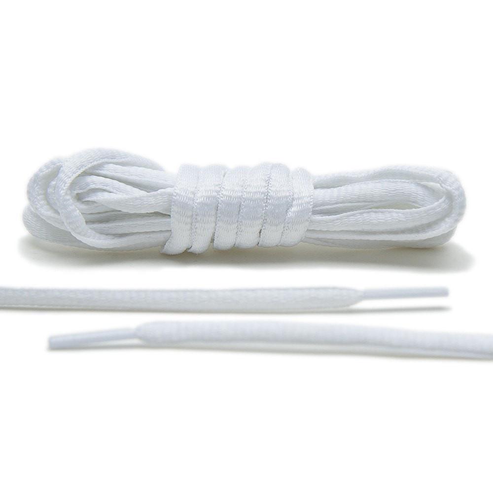 Dây giày màu trắng - bản ovan 1m2