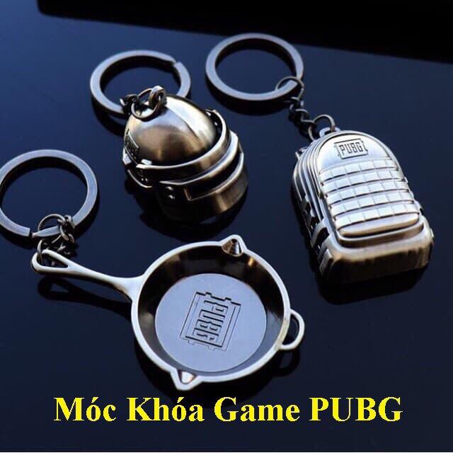 Combo 3 Móc Khóa PUBG: Balo 3, Giáp 3 Và Chảo PUBG - Mô Hình Trưng Bầy PUBG