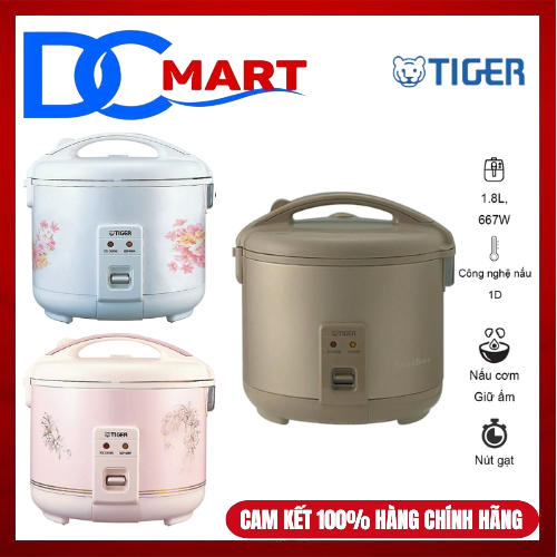 Nồi cơm điện 1.8l tiger jnp-1800 - hàng chính hãng