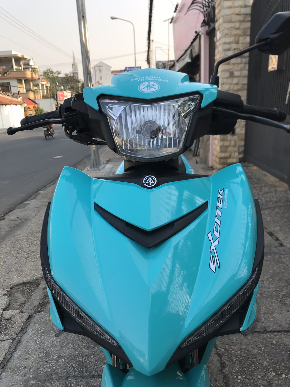 Tem Trùm Xe Exciter 150 Xanh Ngọc Gr5