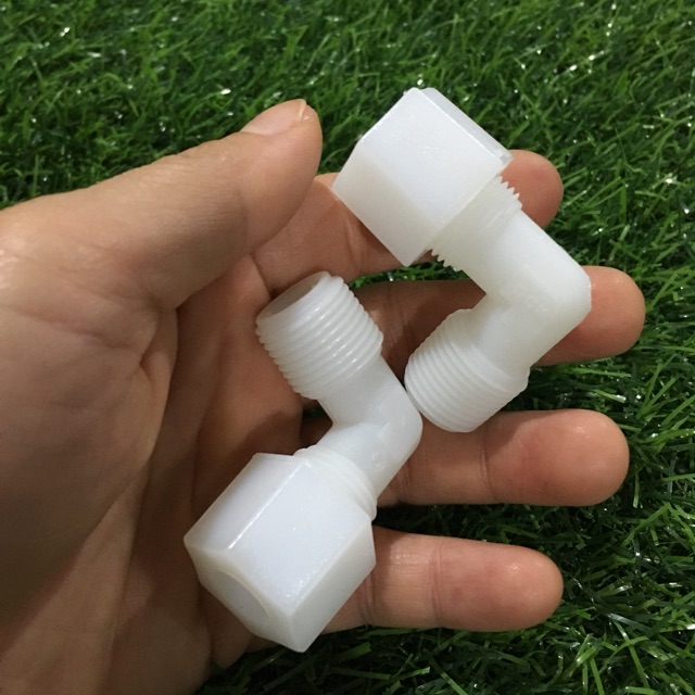 2 chiếc cút kết nối ren 17 dây phi 10- máy lọc nước