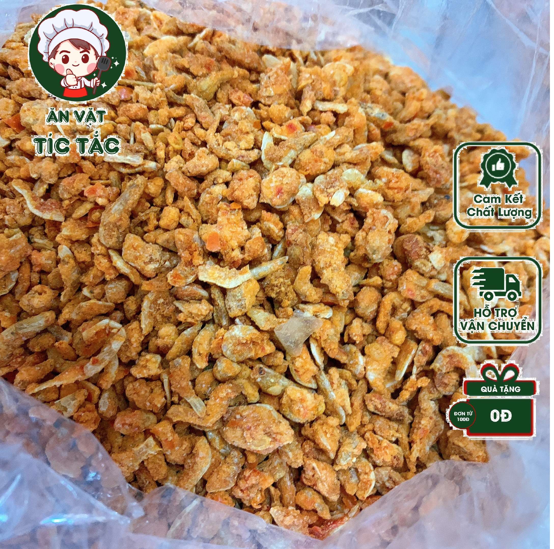 500g muối tép nguyên con loại đặc biệt cay cay thơm ngon - muối tôm tây ninh hạt to
