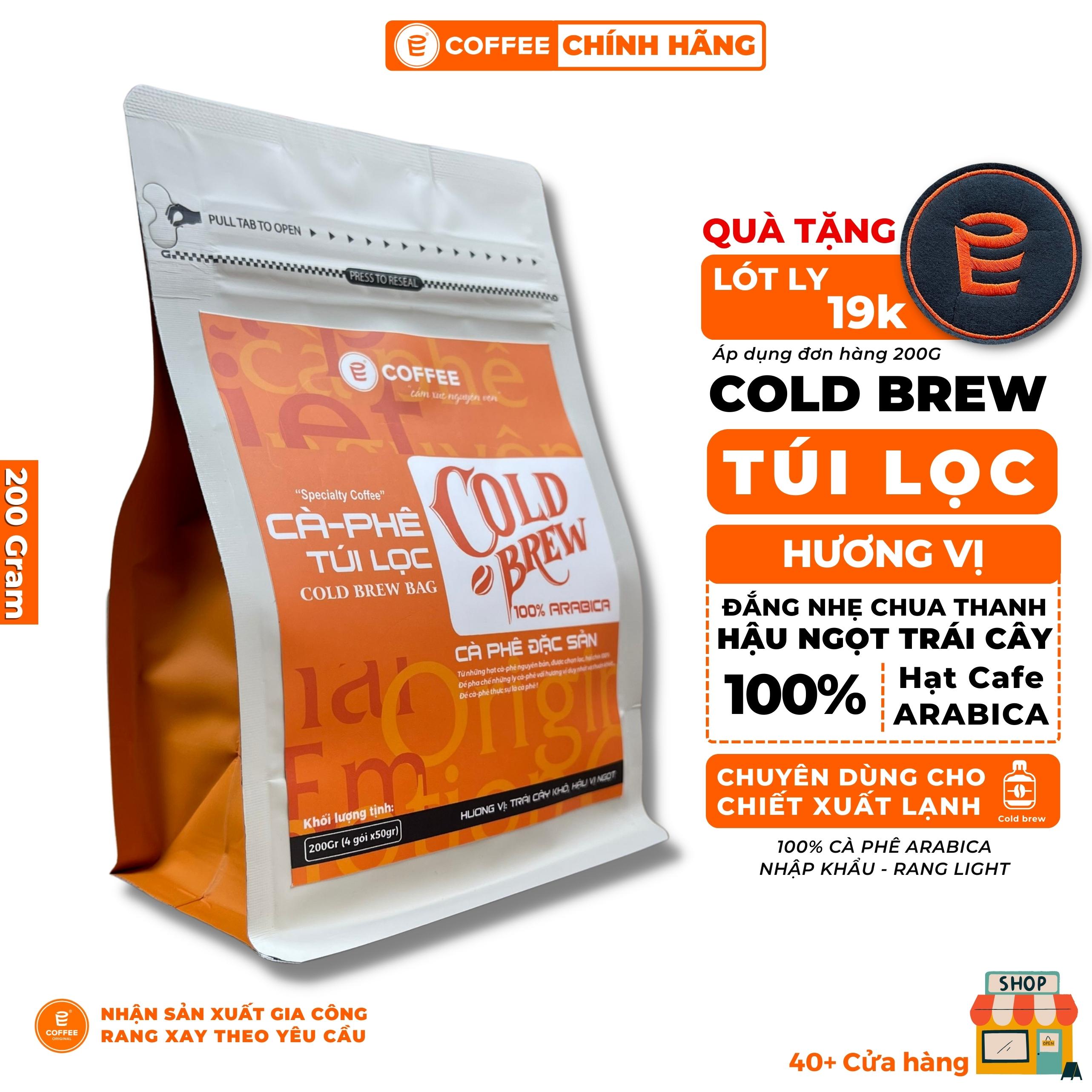 Practical coffee cold brew filter bag use traditional Arabian coffee beans