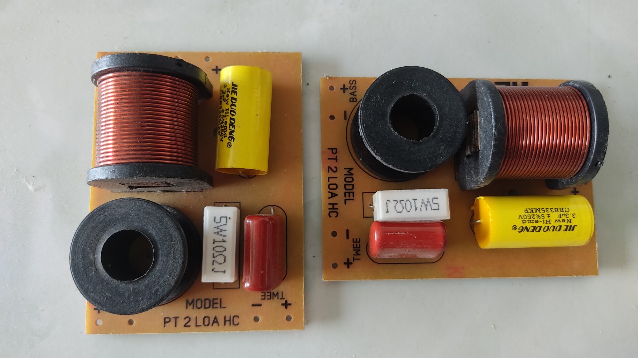 Mạch phân tần 2 loa AD 1 bass 1 treble -phân tần 2 đường tiếng-mạch phân tần loa 2 đường tiếng- giá 1 mạch