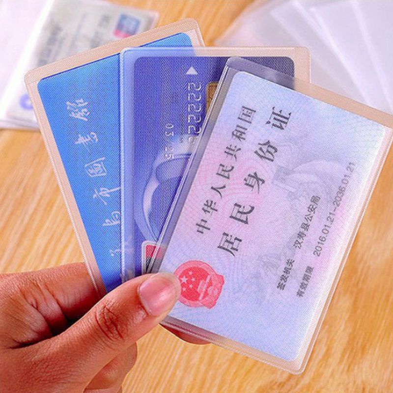 [ SẴN HÀNG ] COMBO 10C VỎ BỌC THẺ ATM, CĂN CƯỚC, CMND, THẺ HỌC SINH