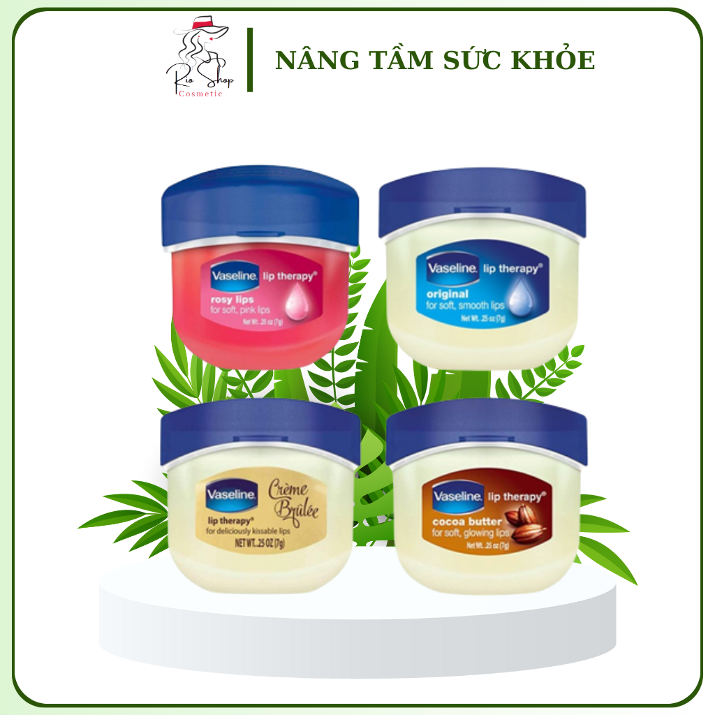 Dưỡng Môi Vaseline Lip Therapy 7g - Đủ Mùi Hương