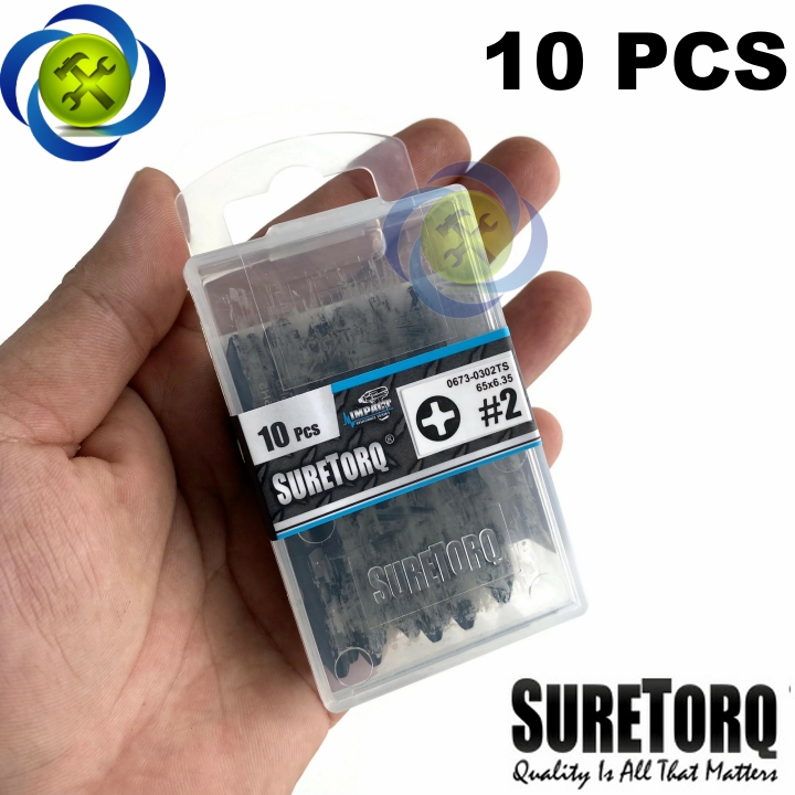 Mũi bắn vít suretorq 0673-0302ts 2 đầu bake ph2x65mm