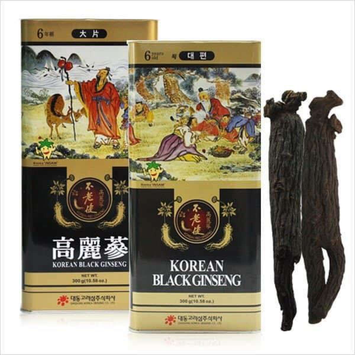 Hắc sâm củ khô Daedong hàn quốc 150g (16-25 củ)