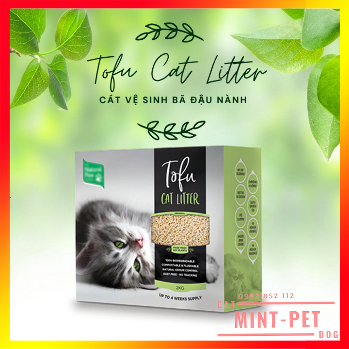 Cát Vệ Sinh Cho Mèo Bã Đậu Nành - Tofu Cat Litter