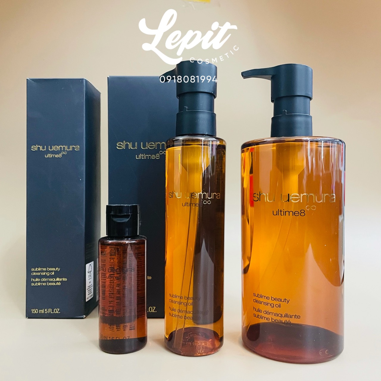 Dầu tẩy trang shu uemura cleansing oil ultimate - tẩy trang shu nâu 150ml và 450ml