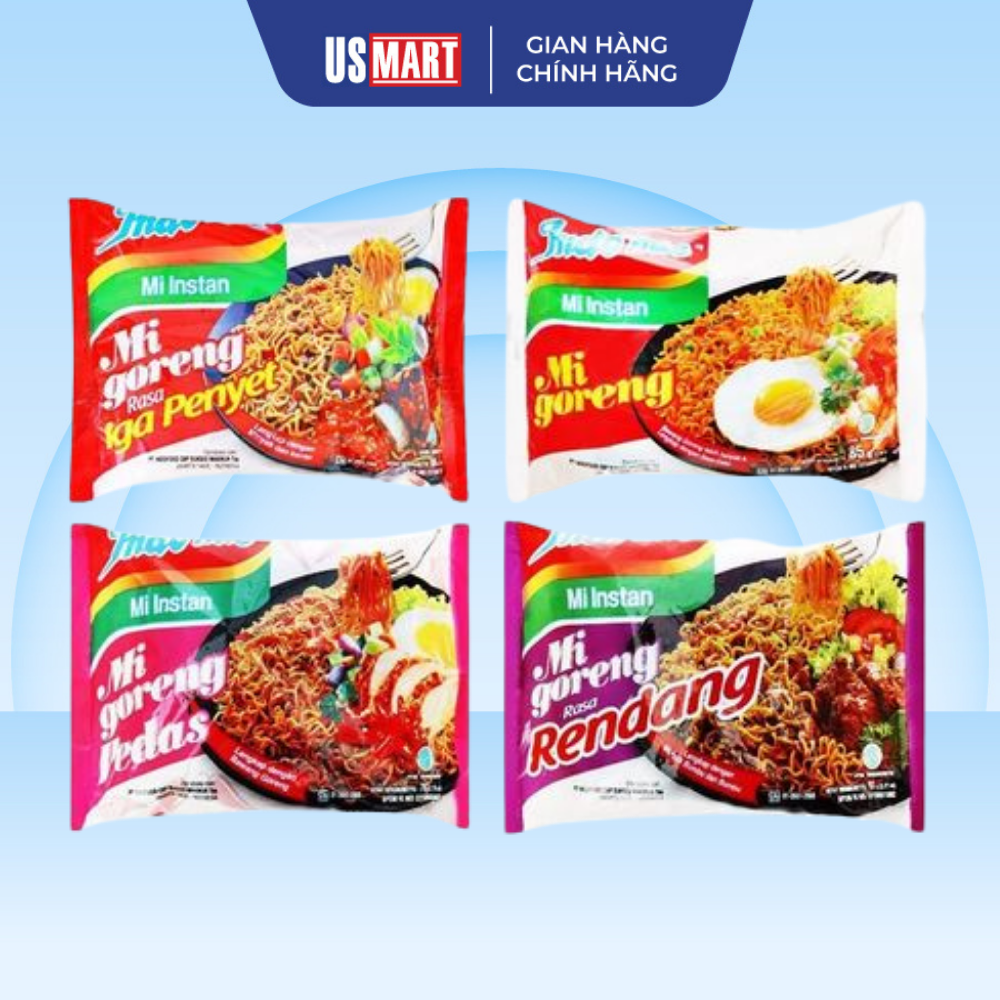Mì Xào Khô Indomie Mi Goreng Indonesia 79g (Nhiều loại)