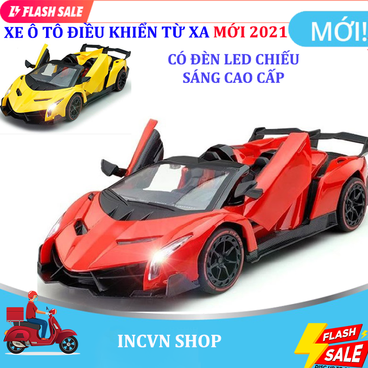 [Có Đèn Led] Xe ô tô điện trẻ em điều khiển từ xa, Xe ô tô đồ chơi cho bé, Siêu xe mui trần siêu đẹp  CAR MODEL R/C 1:16 NO.588-1- Siêu phẩm thông minh cho bé điều khiển 4 chiều cao cấp