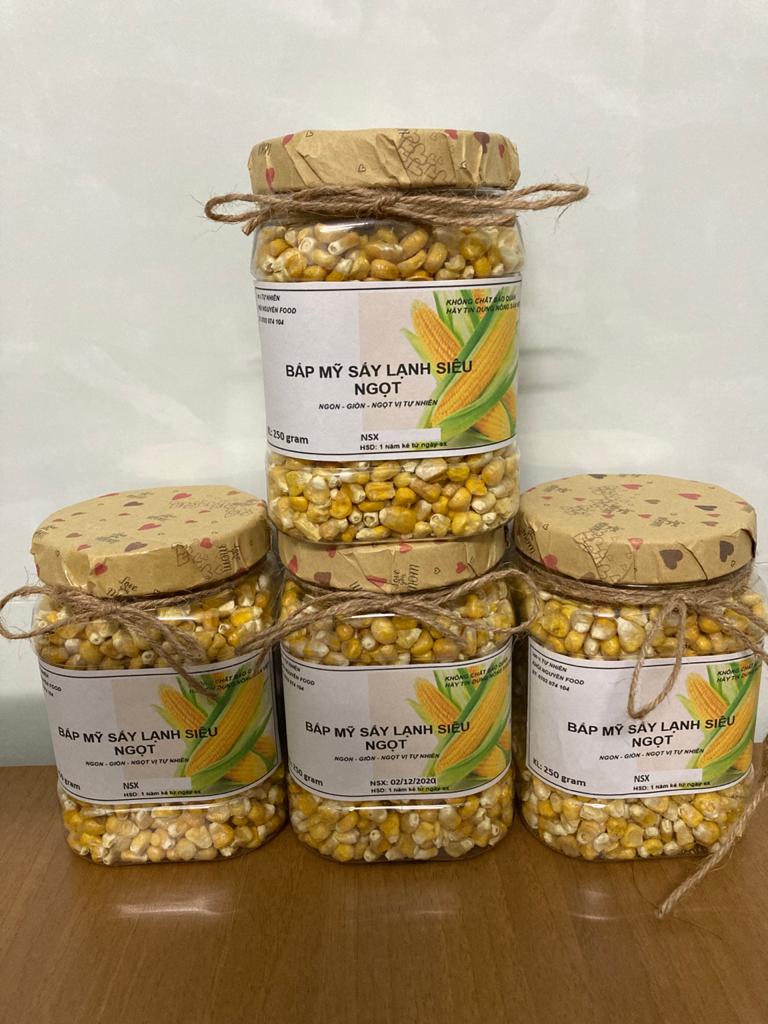 Bắp Mỹ sấy lạnh siêu ngọt- Vị ngọt tự nhiên