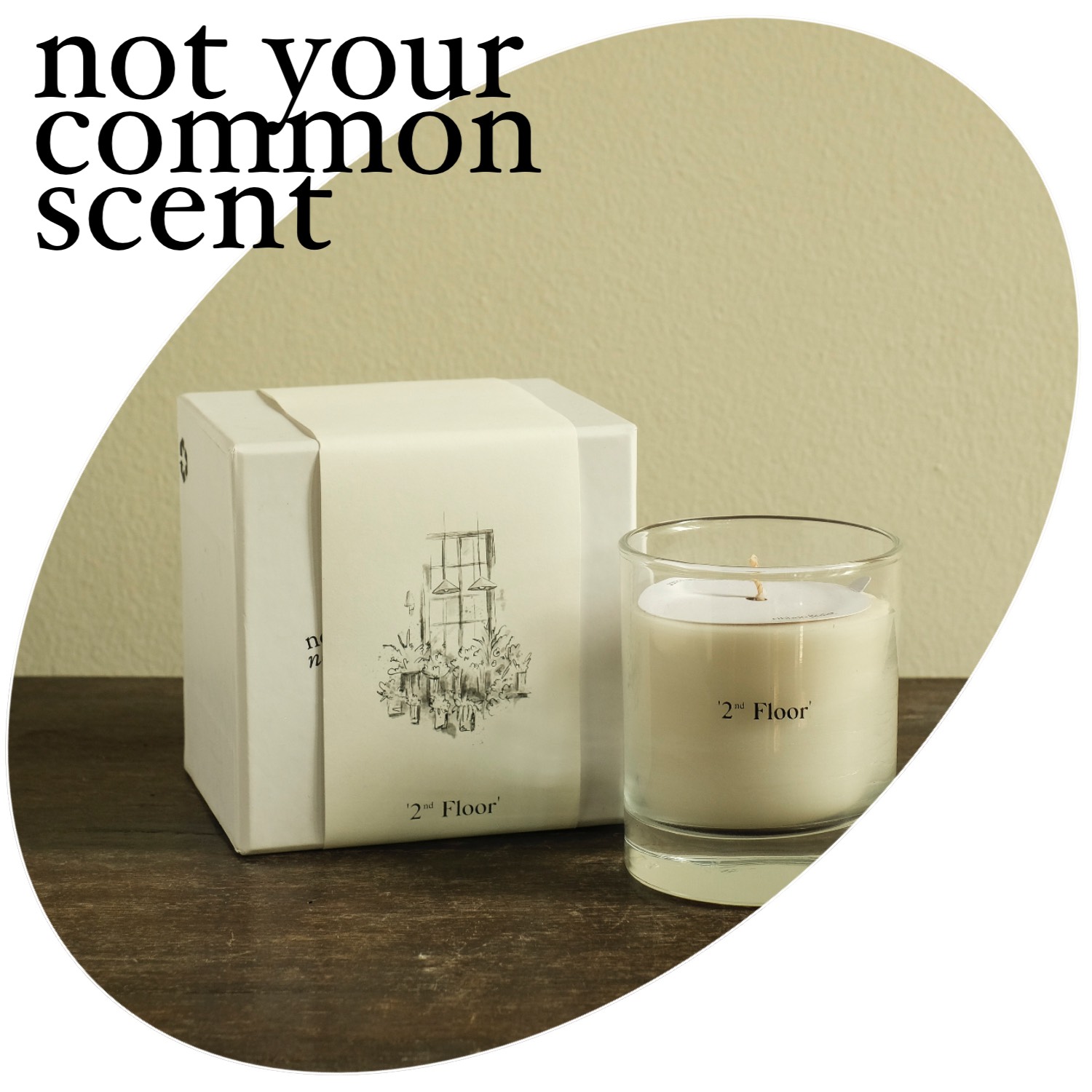 Not Your Common Scent - Nến thơm cao cấp mùi Cinnamon quế Trang Trí nhà cửa "2 Floor" 6.5oz