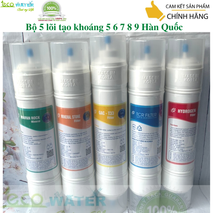 Bộ 5 lõi tạo khoáng 5 6 7 8 9 hàn quốc