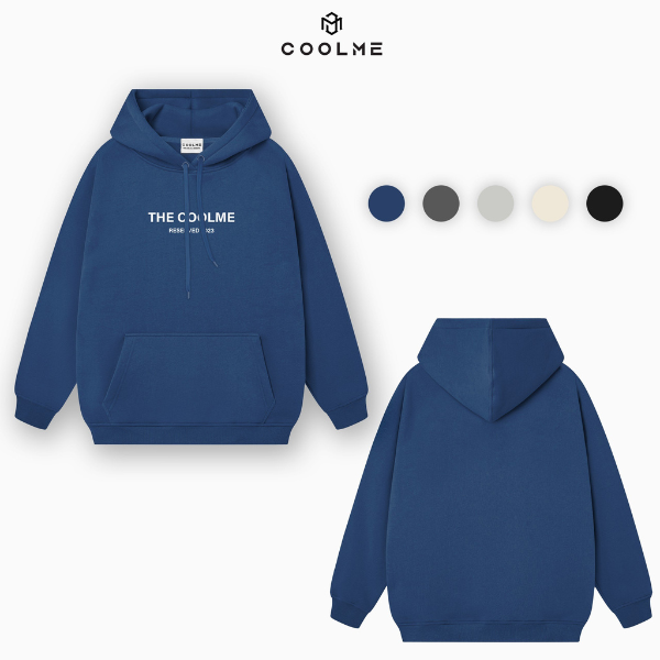 Áo hoodie local brand Coolme/THECOOLME, áo hoodie nam nữ nỉ Hàn Quốc cao cấp nhiều màu