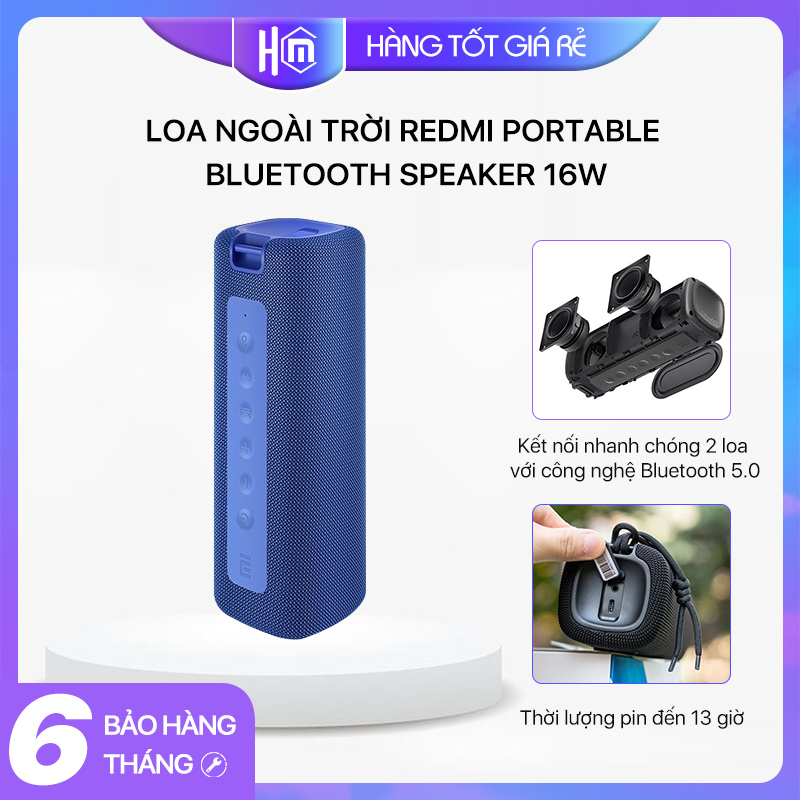 Loa Bluetooth Outdoor Xiaomi Portable Speaker 16W MDZ-36-DB - Hàng Chính Hãng - BH 6 Tháng