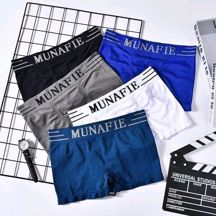 5 Quần Lót Đùi Nam Hàng Loại 1 [ Miễn Phí Vận Chuyển ]  Quần Sip Nam Dệt Kim May Không Đường Chỉ Free size, Quần Xì / Quần Boxer Dành Cho Người Từ 50-80kg sẽ mặc vừa