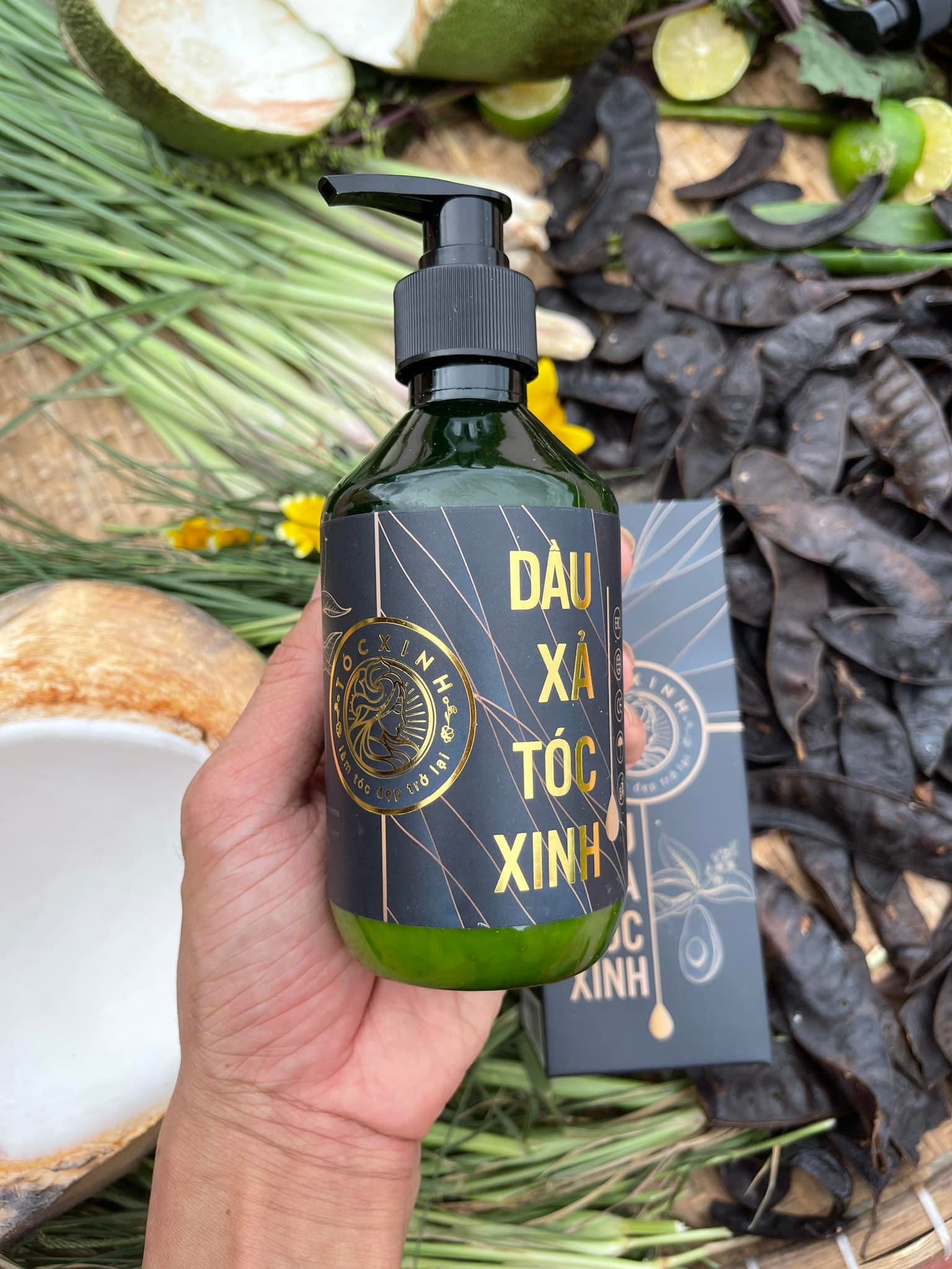 Dầu xả tóc xinh 300ml dưỡng tóc mềm mượt tự nhiên