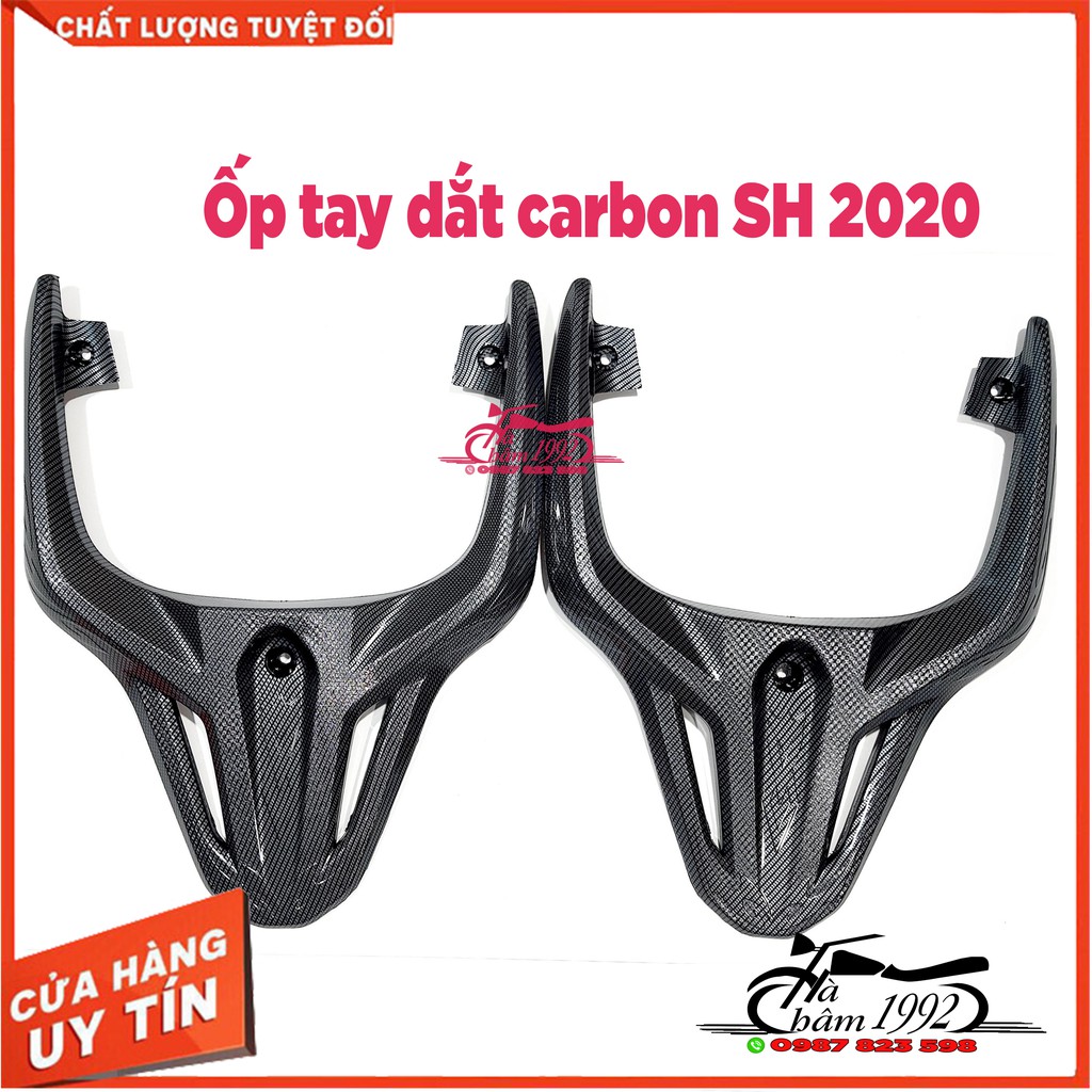 Ốp tay dắt sh 2020 - 2022 hàng atistar loại 1, ốp tay xách sh 2020 - 2022, ốp cảng sau sh 2020 - 2022