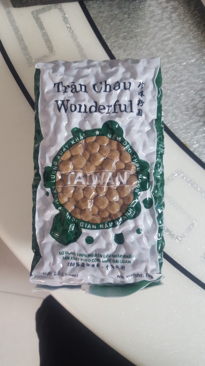 Trân châu Wonderful - 1kg - trân châu caramen, hoàng kim, trắng