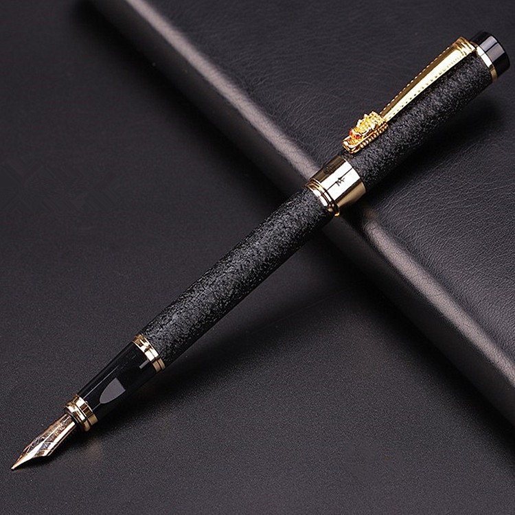 Bút Máy Thư Pháp, Bút Luyện Viết Tiếng Trung Hero 6006 - Ngòi Cong 1.0