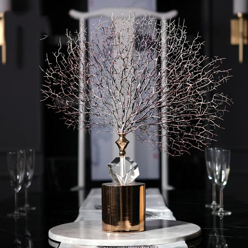 Cây San hô đen phong thủy may mắn - Tượng trang trí decor đẹp, hoa giả, cây cảnh độc đáo trang trí bàn, kệ tủ phòng khách, nội thất nhà đẹp,