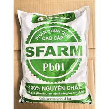 Phân trùn quế cao cấp Sfarm Pb01 - 2kg