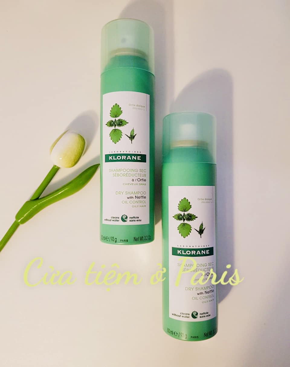 Dầu gội khô klorane cho da dầu xanh